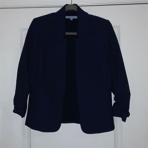 Navy blue pant suit